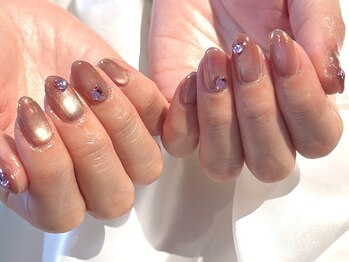 ネイルクルーノーヴル(nail Clou Noble)/バレンタインネイル