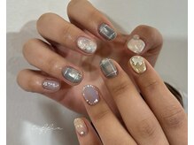 ネイルサロン ティフィン(tiffin)/～くすみ春デザイン～