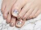 ラテネイル(Latte Nail)の写真/【5/16までフット早割祭】GWやサンダル準備に◎大人可愛いデザイン＆角質ケアで自信の持てる足元へ♪