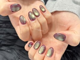秋のぶどうネイル × 持ち込み
