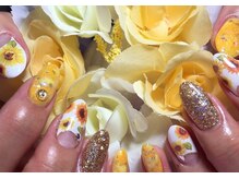 リコ ネイル(RIKO NAIL)/ひまわり満開ネイル