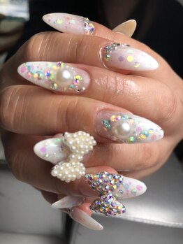 ネイルアンドボディケアサロン ミリミリ(milimili)/持ち込みフルアート¥11000~