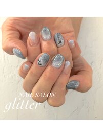 グレーニュアンスネイル