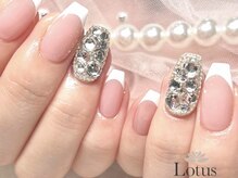 ロータス ネイルアンドアイラッシュ(Lotus)/フレンチ★埋め尽くし