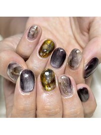 秋ニュアンスネイル☆