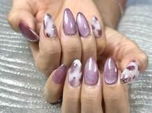 サロンサルート 本店(salon salute)/～紫マグネットアート～