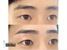 ケギライアイブロウ 渋谷(kegiraiアイブロウ)/眉毛/眉毛サロン メンズ/kegirai