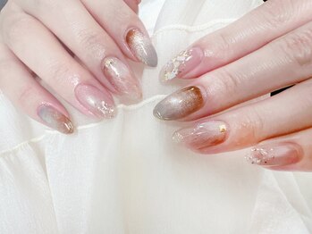 アーク ネイルアンドアイビューティ(Ark)の写真/リピーター多数《Hand定額デザインArtコース¥6000》毎月通っても飽きないほどの"こだわりデザイン"が豊富♪