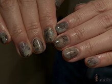 アイネイルズ 吉祥寺店(I nails)/モードつぶつぶ鉱物ニュアンス