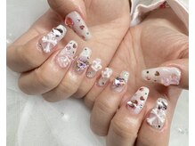 プトゥプトゥ(ptu ptu)/ピンクY2Kネイル