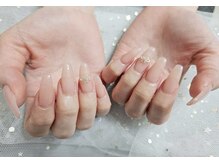 ビュービー ネイル(Beaubie Nail)/チップ長さ出し　ワンカラー