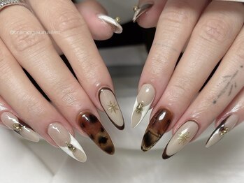 マイネイルサロン(My Nail Salon)/チップ長さ出し　フリーデザイン