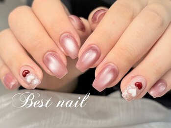 Best Nail 銀座店【ワンホンネイル・スカルプ・パラジェル・上品ジェルネイル】/バイカラーネイル