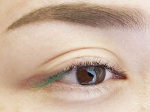 ミニョンアイラッシュデザインサロン 金剛店/＋カラー　【グリーン】