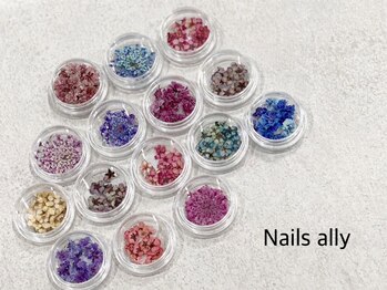 ネイルズアリー 立川店(Nails ally)/★ドライフラワー★押し花入荷!