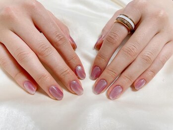 キキネイル たまプラーザ店(kikinail)/春色マグネットネイル