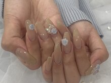 アミル(amiLe)/ベージュ×ブルーローズ☆