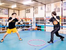 エアボクシングの練習です！