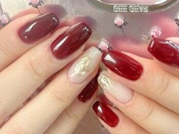 ボルドーネイル