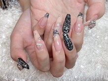 レアネイル 新宿(le'a nail)/ツイードネイル
