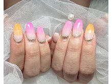 ジェー エス シー ネイル(J.S.C.nail)/グラデーション/派手ネイル