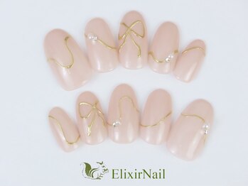 エリクサーネイル 新橋(Elixir Nail)/定額a シンプル/クーポン使用