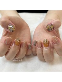 ひまわりネイル