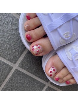 夏はフットネイル