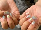 キラキラネイル/グラデーション