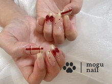 モグネイル(Mogunail)/クリスマスネイル/ワンホン