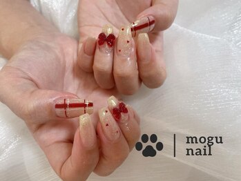 モグネイル(Mogunail)/クリスマスネイル/ワンホン