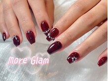 モアグラム 大宮東口店(More Glam)/チップ長さだし4本デザイン