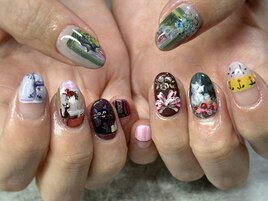 絵画風ネイル