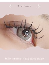 ヘアースタジオ ピース アンド アイラッシュ(Hair Studio Peace&Eyelash)/フラットラッシュ150本