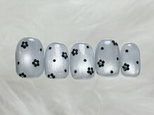 ネイルメゾン 渋谷店(NAIL MAISON)/お花ドットマグネット¥6500