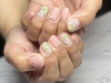 アグン(agung)/持ち込みデザインすずらんネイル