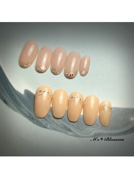 ネイルサロンアンドスクールエムズブロッサム(Nailsalon & school M's Blossom)/オフィスネイルコース￥5500