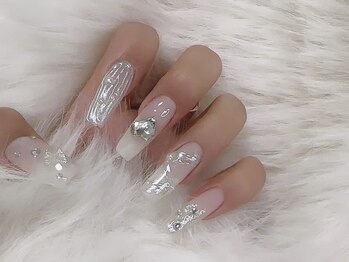 【miuネイル】ホワイトネイル