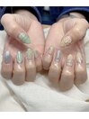 【HAND】Spring nail