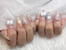 モカ 心斎橋(moca by Lee)/【Aina】キャラクター3Dネイル