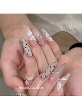 モナサロン(Mona salon)/マグネットリボンネイル