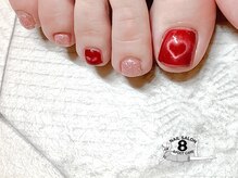 ネイルエイト 新百合ヶ丘(nail8)/ハート　赤マグネット