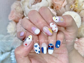 レアネイル 渋谷店(Le’a nail)/キャラクターアート