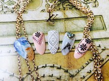 ロビン ネイル(ROBIN NAIL)/ぷくぷく仕上げのアート