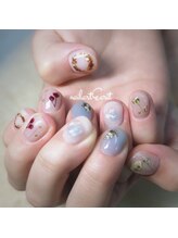 ネイルアート エクリ(Nail Art:Ecrit)/【押し花ネイル】