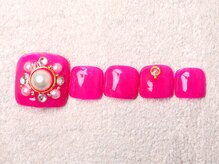 ジュノネイル(juno nail)/バービーピンク