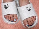 シンプルマグネットフットネイル