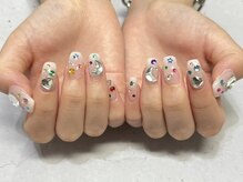 ネイルアイラッシュサロン ベティッシュ 桜木町店(Nail Eyelash Salon BETTISH)の雰囲気（宝石ネイル大人気です＊）