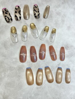 チコネイルサロン バイ オーロル(CHIKO NAIL SALON by AURORE)/【11月】monthlyデザイン