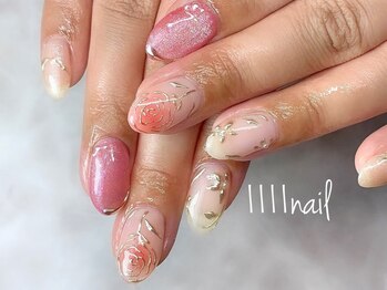 イチイチイチイチネイル(1111nail)/ウェディングネイル♪